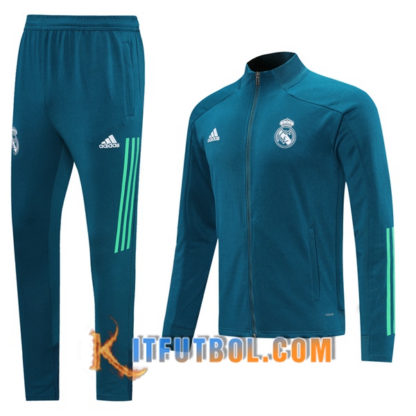 Nueva Chandal Futbol - Chaqueta + Pantalones Real Madrid Azul 20/21