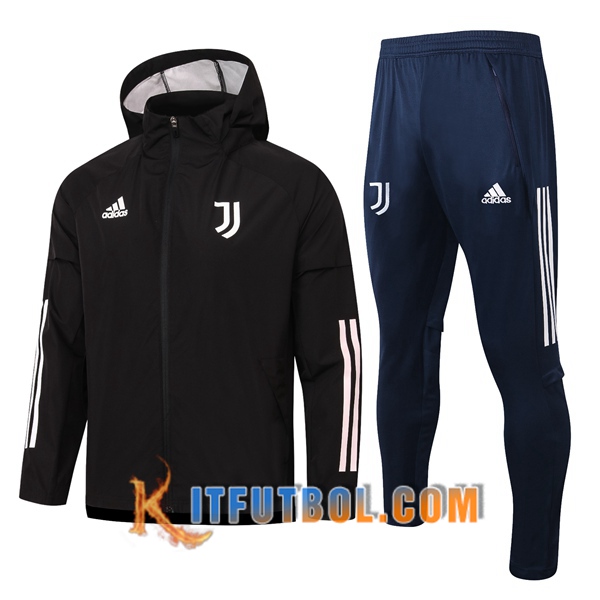 Nueva Chandal Futbol - Rompevientos + Pantalones Juventus Negro 20/21