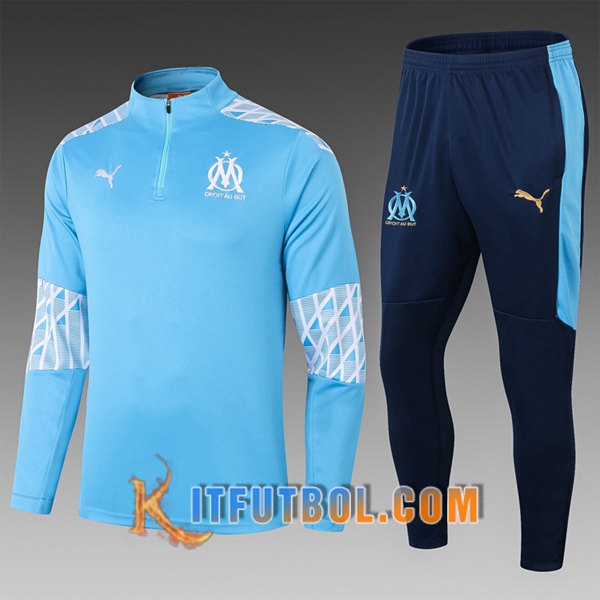 Nueva Chandal Futbol Marsella OM Ninos Azul 20/21