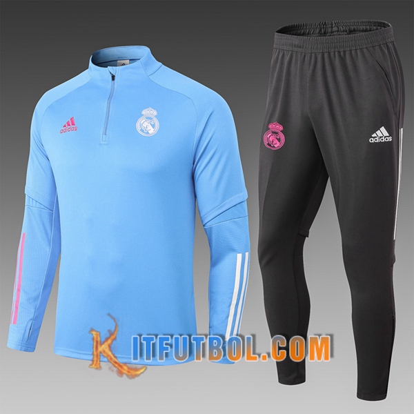 Nueva Chandal Futbol Real Madrid Ninos Azul 20/21