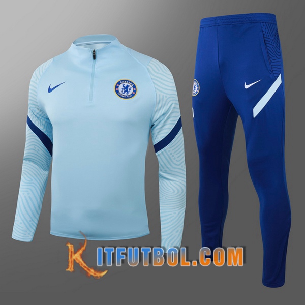 Nueva Chandal Futbol FC Chelsea Ninos Azul 20/21