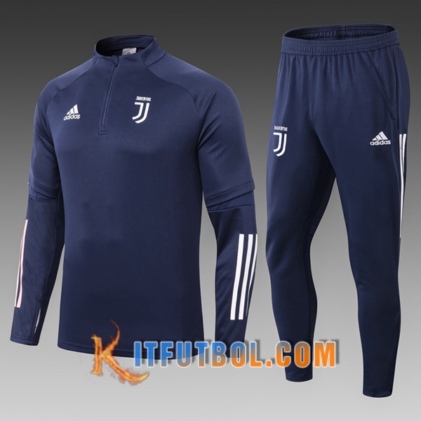 Nueva Chandal Futbol Juventus Ninos Azul Royal 20/21