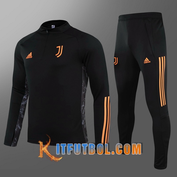 Nueva Chandal Futbol Juventus Ninos Negro 20/21
