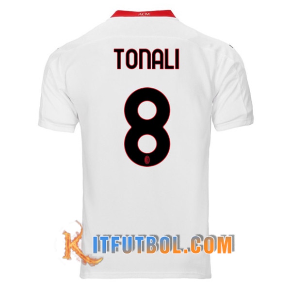 Camisetas Futbol Milan AC (TONALI 8) Segunda 20/21