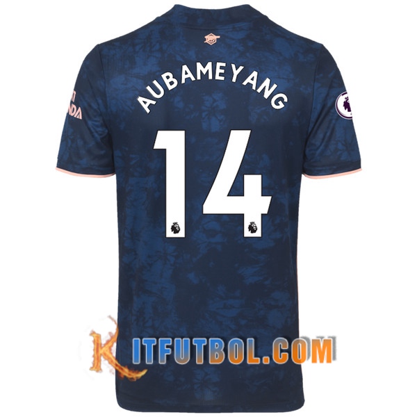 Camisetas Futbol Arsenal (Aubameyang 14) Tercera 20/21