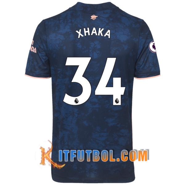 Camisetas Futbol Arsenal (Granit Xhaka 34) Tercera 20/21