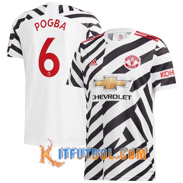 Camisetas Futbol Manchester United (Pogba 6) Tercera 20/21