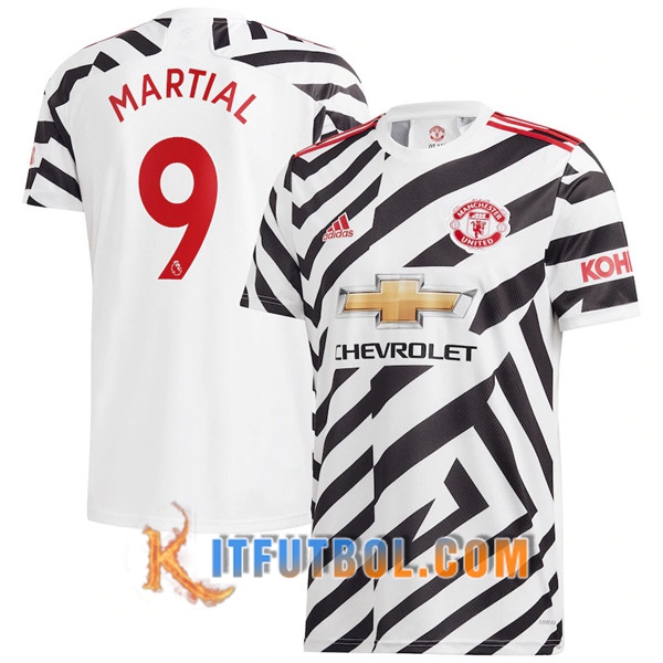 Camisetas Futbol Manchester United (Martial 9) Tercera 20/21