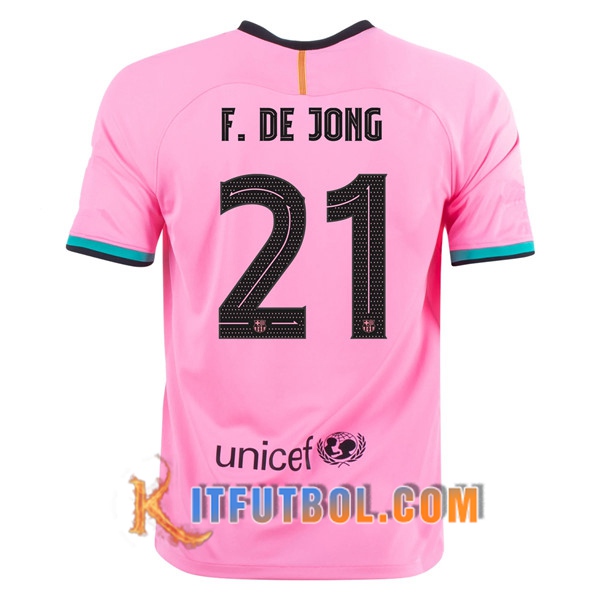 Camisetas Futbol FC Barcelona (F.DE JONG 21) Tercera 20/21