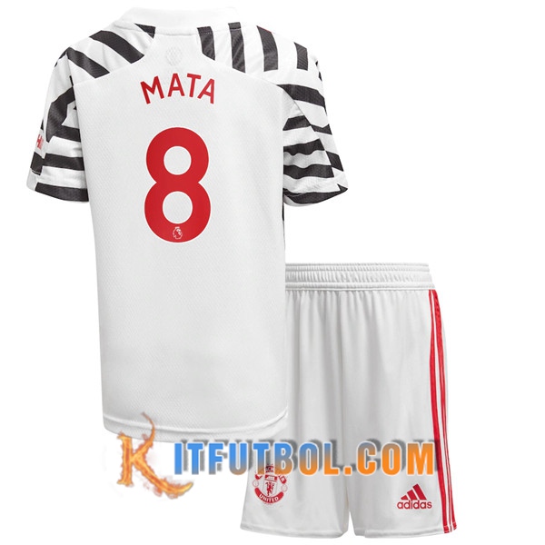 Camisetas Personalizadas Futbol Manchester United (Mata 8) Ninos Tercera 20/21