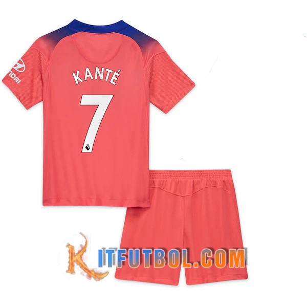 Camisetas Personalizadas Futbol FC Chelsea (Kanté 7) Ninos Tercera 20/21