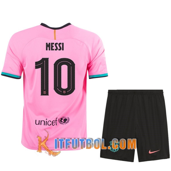 Camisetas Personalizadas Futbol FC Barcelona (MESSI 10) Ninos Tercera 20/21