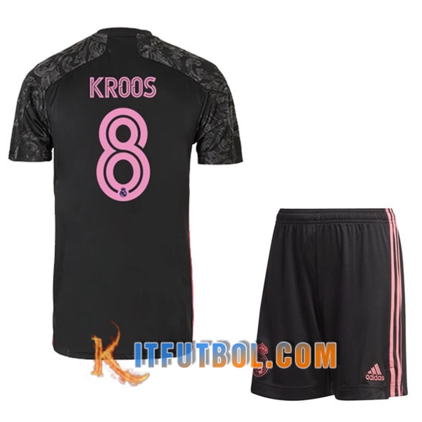Camisetas Personalizadas Futbol Real Madrid (KROOS 8) Ninos Tercera 20/21