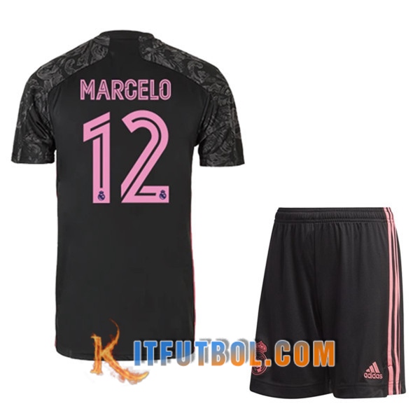 Camisetas Personalizadas Futbol Real Madrid (MARCELO 12) Ninos Tercera 20/21