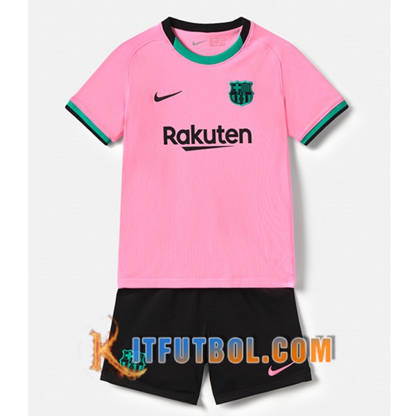 Camisetas Personalizadas Futbol FC Barcelona Ninos Tercera 20/21