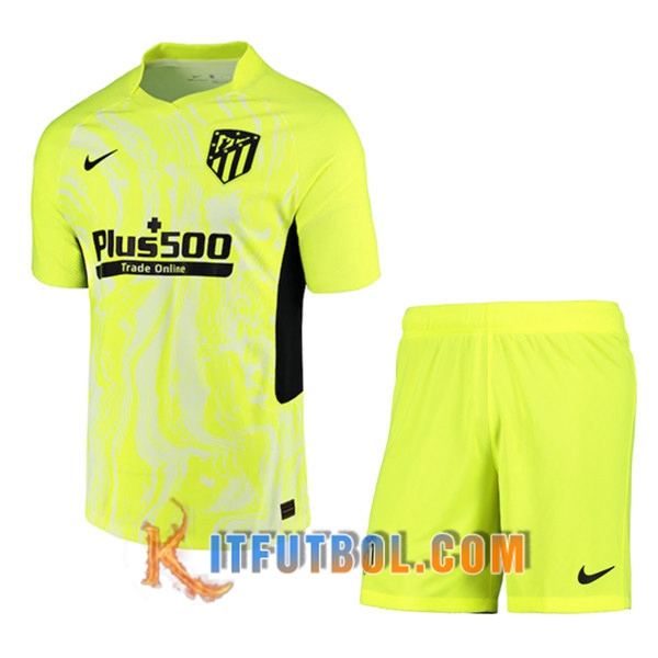 Camisetas Personalizadas Futbol Atletico Madrid Ninos Tercera 20/21