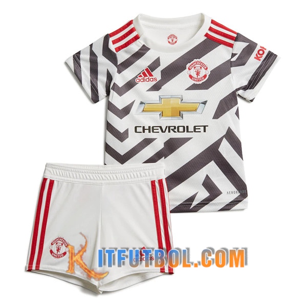 Camisetas Personalizadas Futbol Manchester United Ninos Tercera 20/21