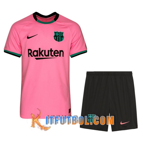 Traje Camisetas Futbol FC Barcelona Tercera + Cortos 20/21
