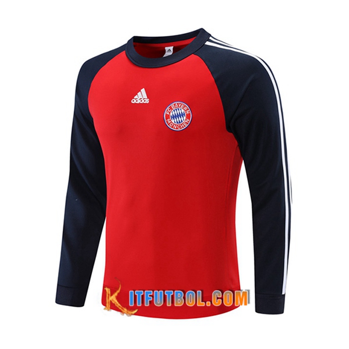 Sudadera De Entrenamiento Bayern Munich Rojo/Negro 2021/2022