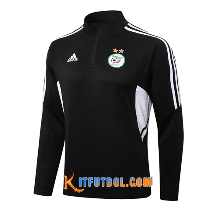 Sudadera De Entrenamiento Argelia Negro/Blancaa 2021/2022