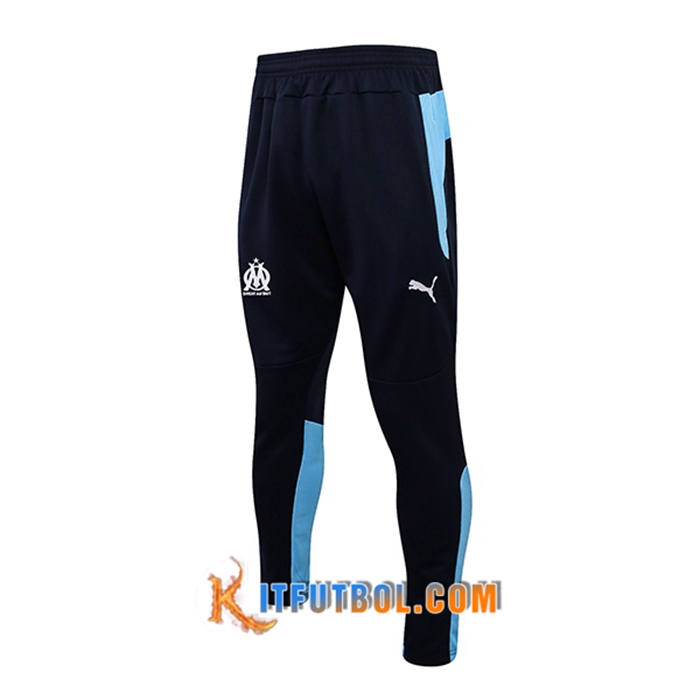 Cortos Futbol Marsella OM Azul/Negro 2021/2022