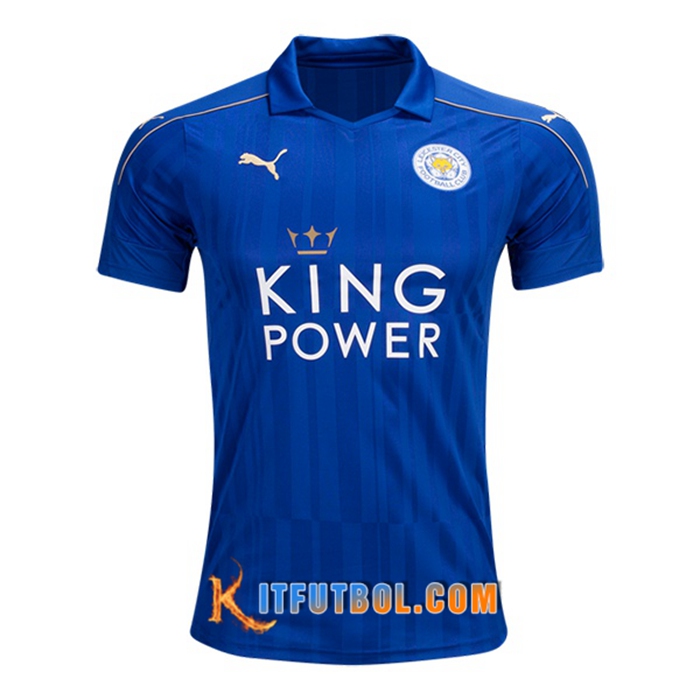Camiseta Futbol Leicester City Retro Titular 2016/2017