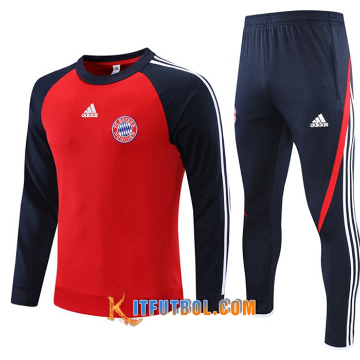 Chandal Equipos De Futbol Bayern Munich Rojo/Negro 2021/2022