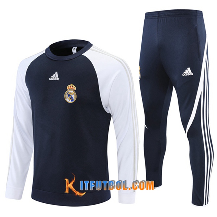 Chandal Equipos De Futbol Real Madrid Azul Marino/Blancaa 2021/2022