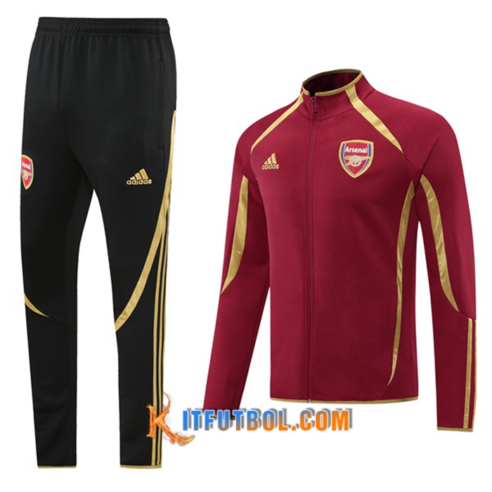 Chandal Equipos De Futbol - Chaqueta FC Arsenal Rojo/Amarillo 2021/2022