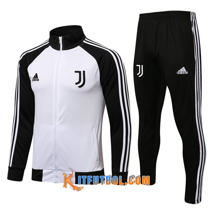 Chandal Equipos De Futbol - Chaqueta Juventus Blancaa/Negro 2021/2022