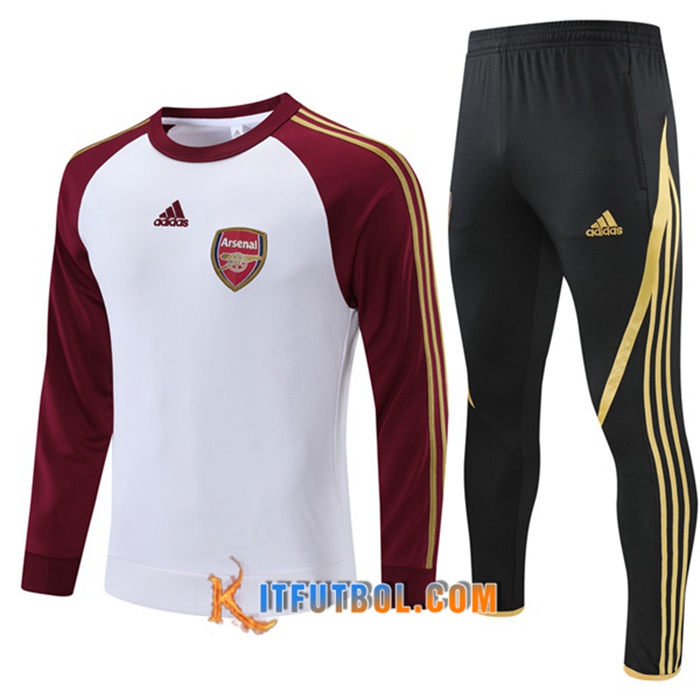 Chandal Equipos De Futbol FC Arsenal Ninos Blancaa/Rojo 2021/2022