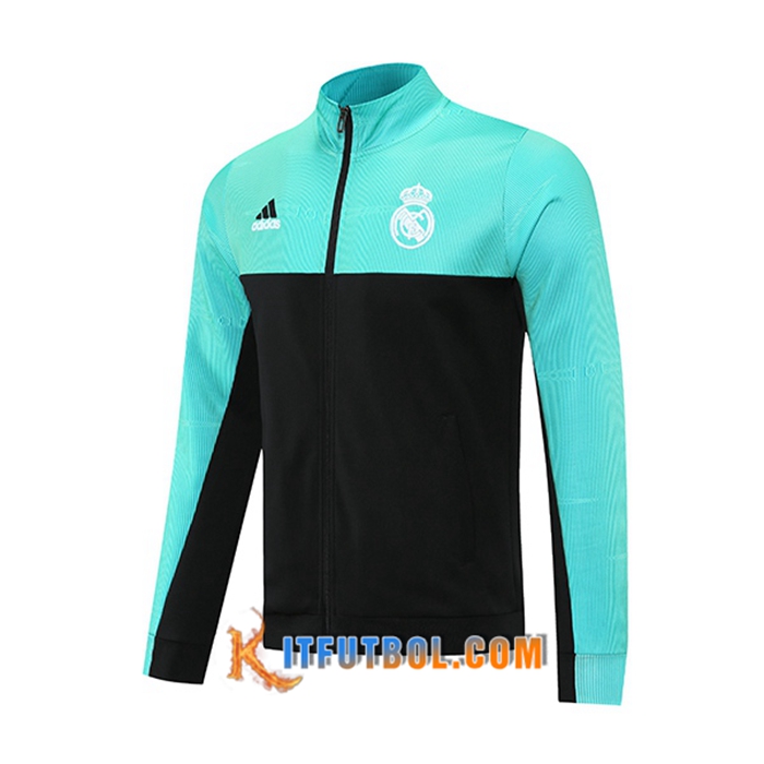 Chaquetas Futbol Real Madrid Verde/Negro 2021/2022