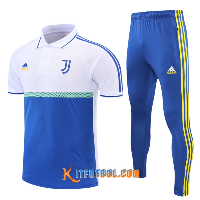Camiseta Polo Juventus + Pantalones Blancaa/Azul 2021/2022