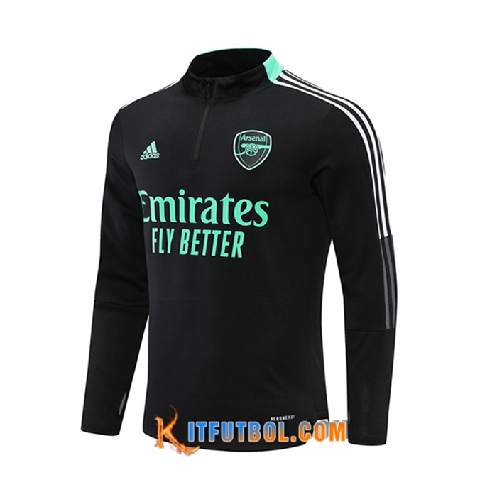 Sudadera De Entrenamiento FC Arsenal Negro 2021/2022