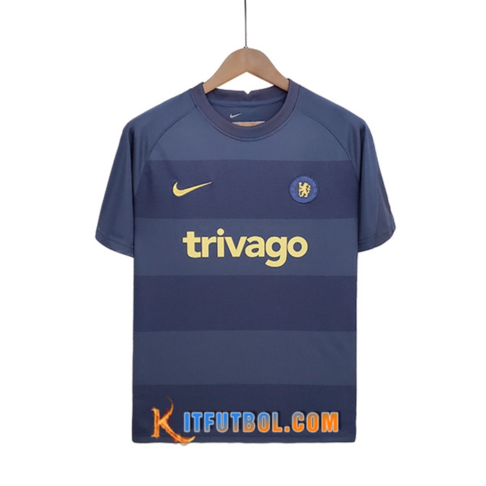 Camiseta Entrenamiento FC Chelsea Negro 2022/2023