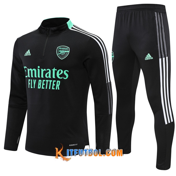 Chandal Equipos De Futbol FC Arsenal Ninos Negro/Blancaa 2021/2022