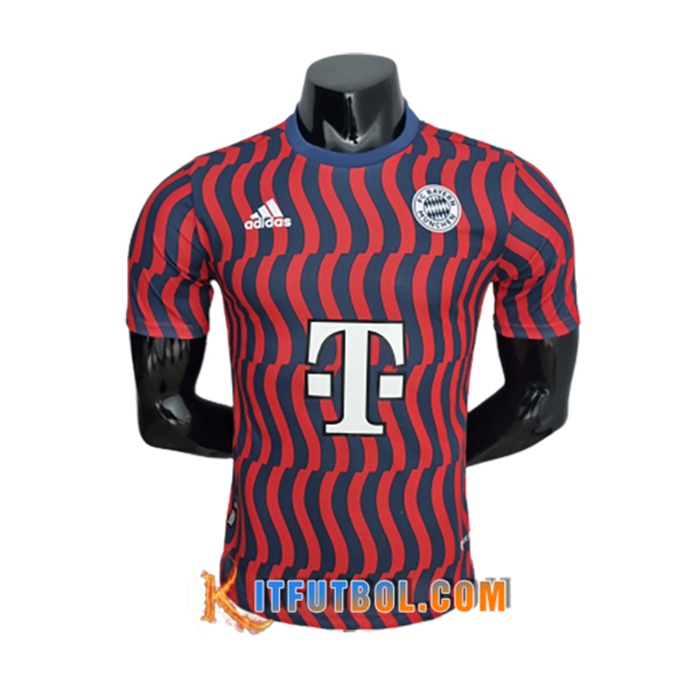 Training T-Shirts Bayern Munich Rojo/Azul 2022/2023
