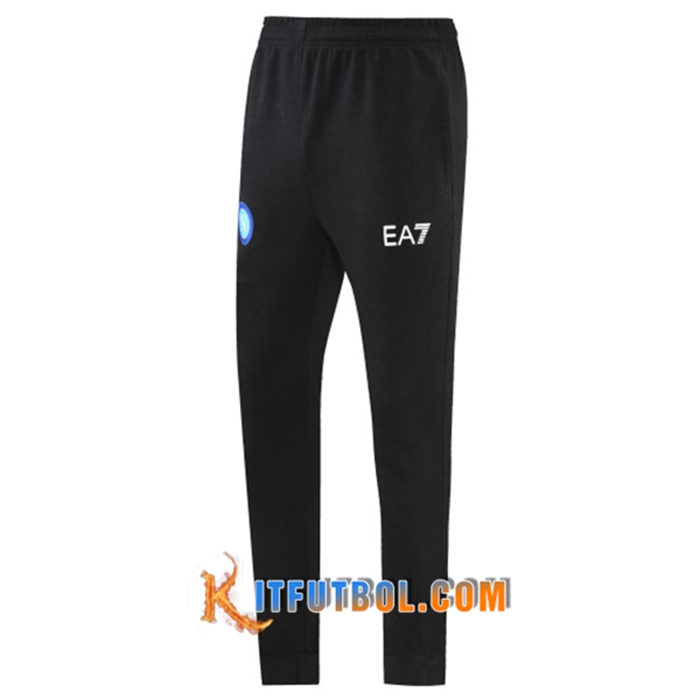 Pantalon Entrenamiento SSC Napoli Negro 2022/2023