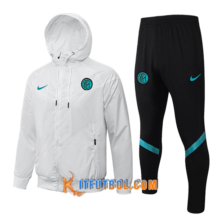 Rompevientos Chandal De Futbol Inter Milan Blanca 2022/2023