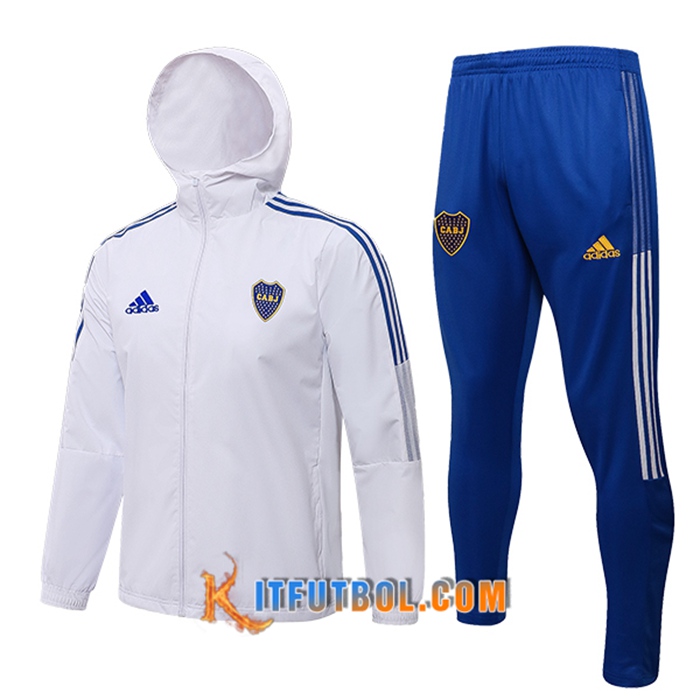 Rompevientos Chandal De Futbol Boca Juniors Blanca 2022/2023