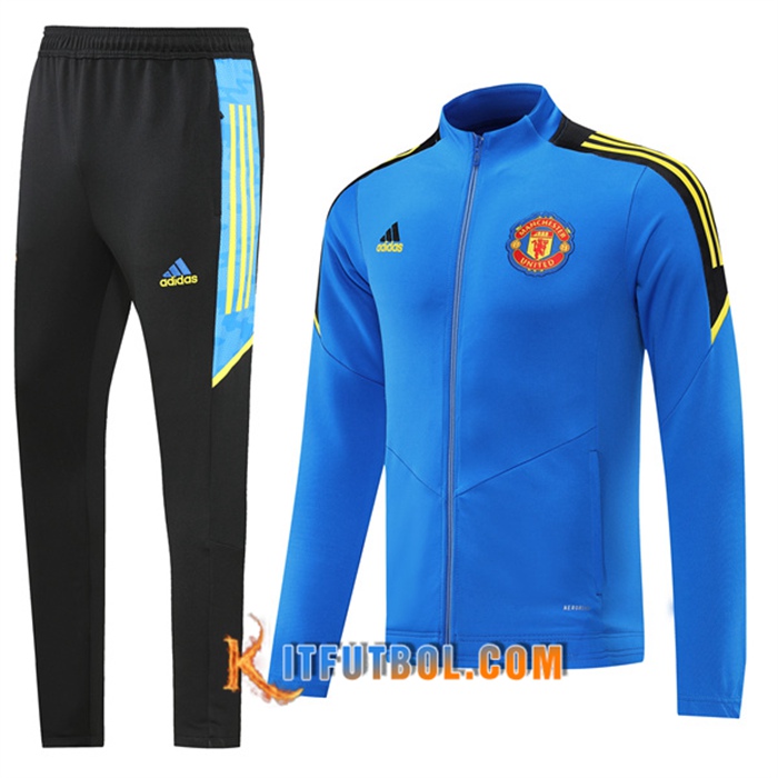 Chandal Equipos De Futbol - Chaqueta Manchester United Azul 2022/2023