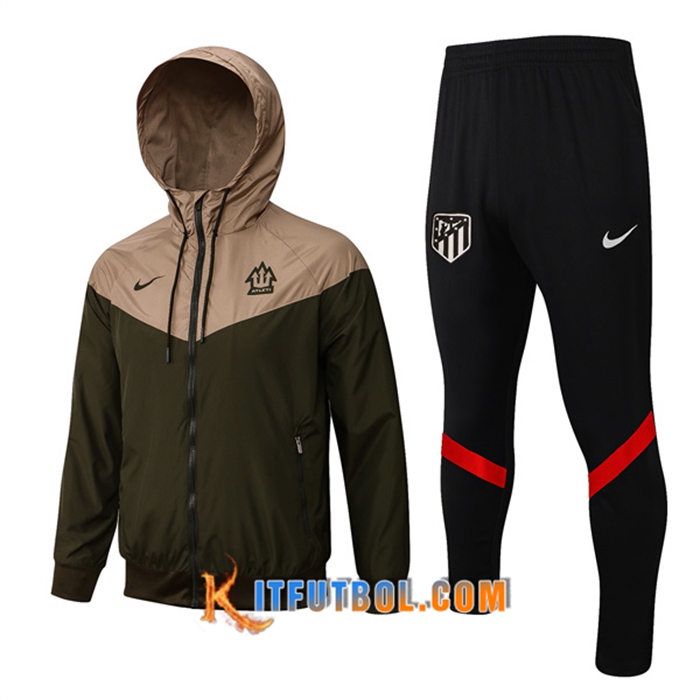 Rompevientos Chandal De Futbol Atletico Madrid Verde Oscuro 2022/2023