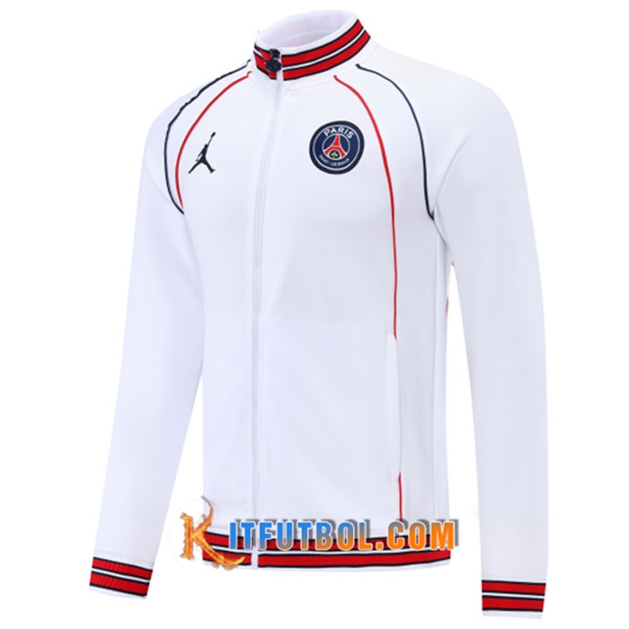 Chaquetas Futbol Jordan PSG Blanca 2022/2023