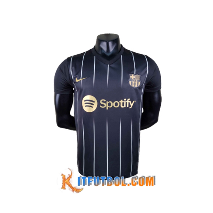 Camiseta Futbol FC Barcelona Negro Leaked Version 2022/2023