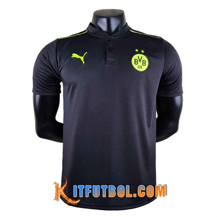 Camiseta Polo Dortmund BVB Negro 2022/2023