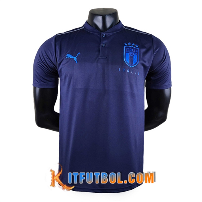 Camiseta Polo Italia Azul marino 2022/2023