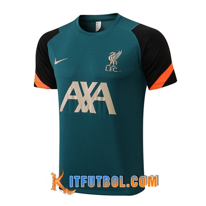 Camiseta Entrenamiento FC Liverpool Verde/Negro 2022/2023
