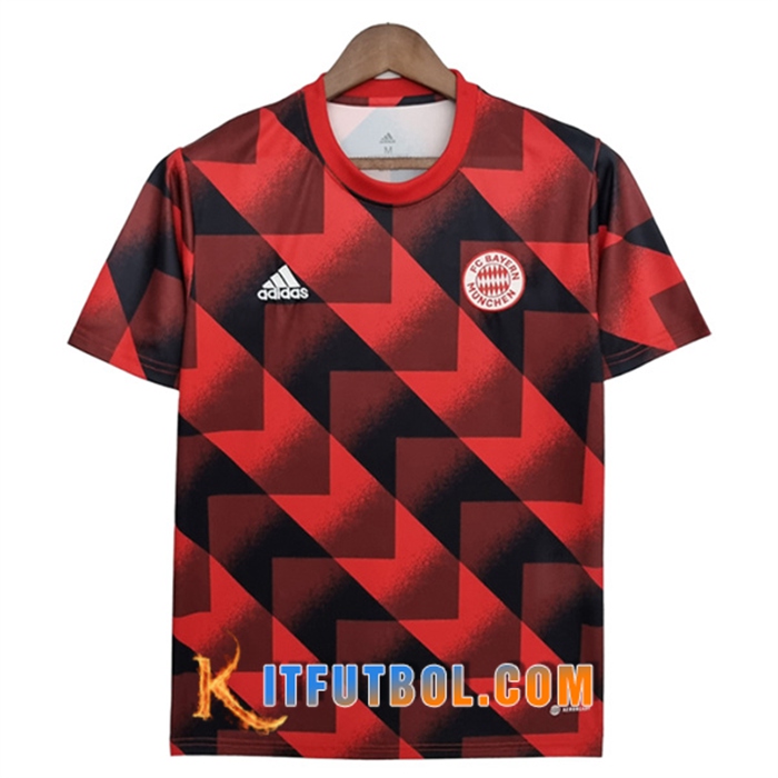 Camiseta Entrenamiento Bayern Munich Rojo Geometric Pattern 2022/2023