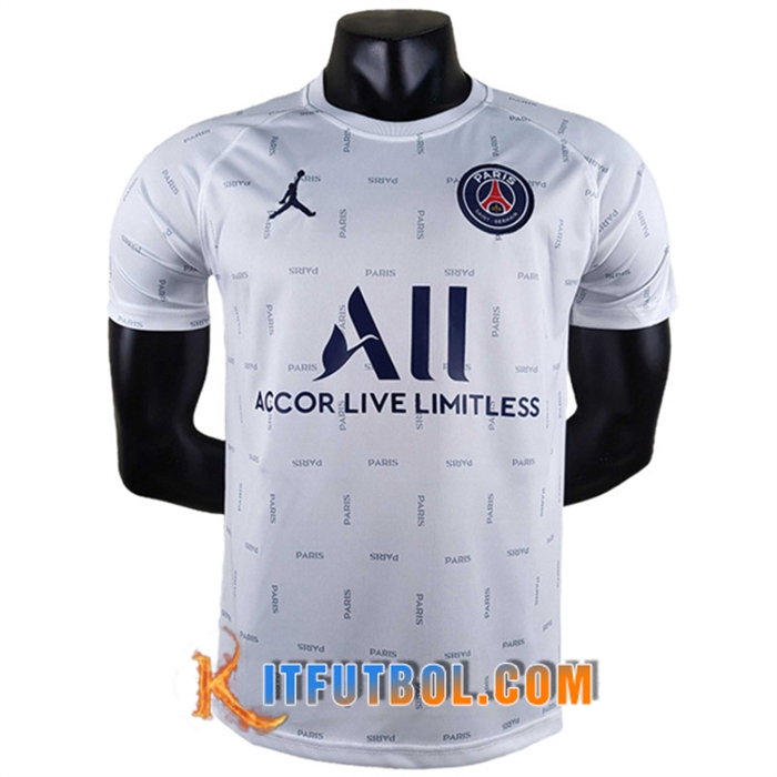 Camiseta Entrenamiento Jordan PSG Blanco 2022/2023