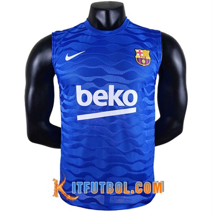 Camiseta Entrenamiento sin mangas FC Barcelona Azul 2022/2023